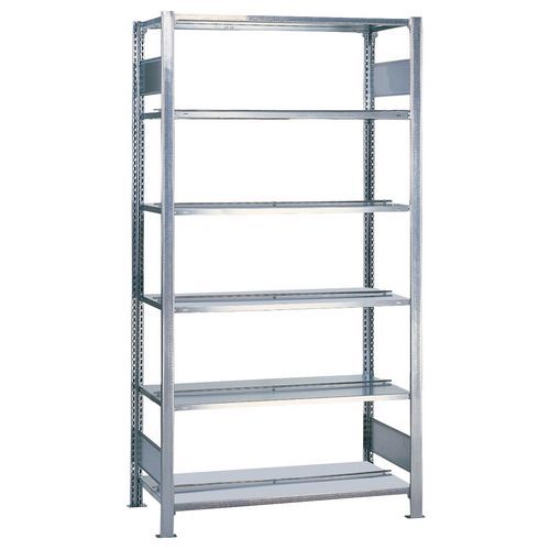 Rayonnage Départ 1 Face Aristo-clip 2300x300x1000 Zingué