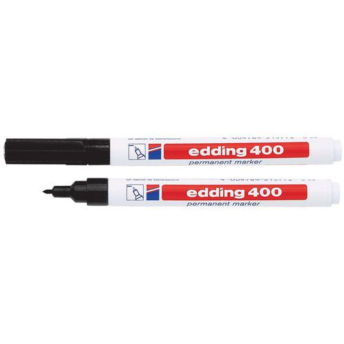 Marqueur Edding 400 Noir - Trait Largeur:1 Mm