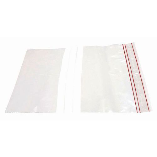 Sachets 150x180mm Avec Bandes Blanches