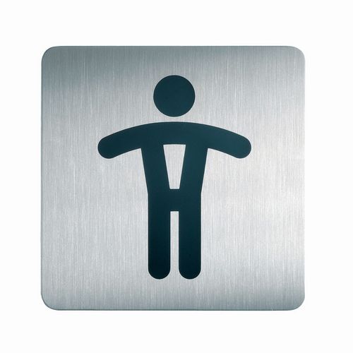 Durable 1 Pictogramme Design Carré Toilette - Hommes