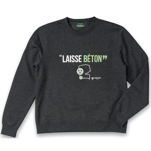 Sweat Imprimé Lsweat Gris Anthracite Ts