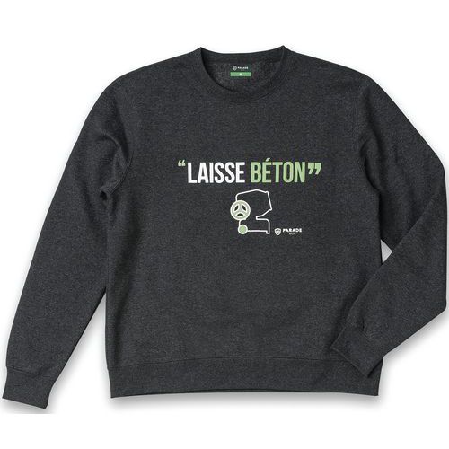 Sweat Imprimé Lsweat Gris Anthracite Txl