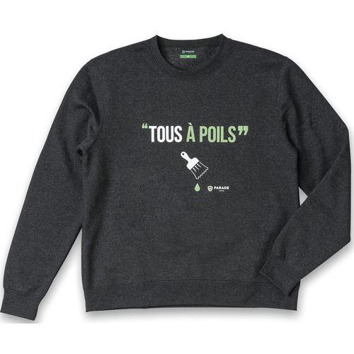 Sweat Imprimé Psweat Gris Anthracite Tm