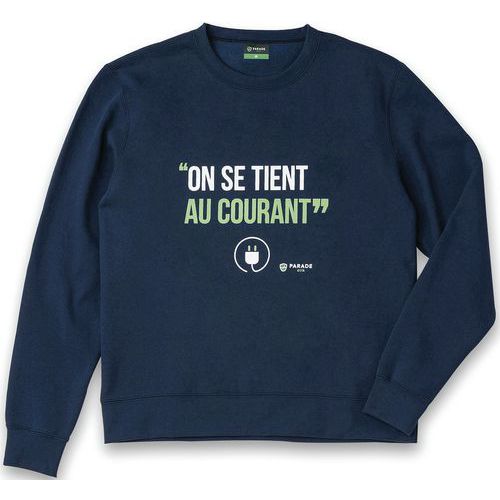 Sweat Imprimé Vsweat Marine Txl