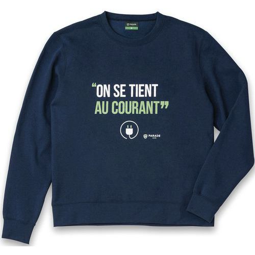 Sweat Imprimé Vsweat Marine Txs