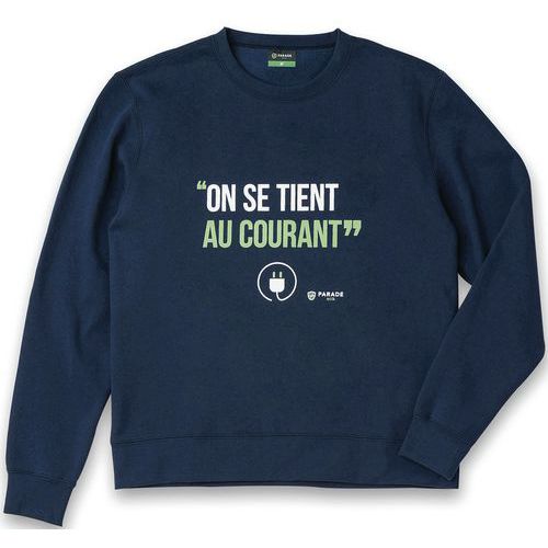 Sweat Imprimé Vsweat Marine Txxl