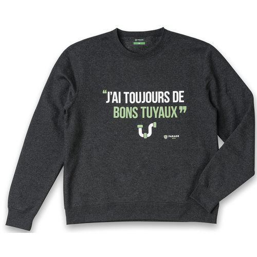 Sweat Imprimé Ysweat Gris Anthracite Ts