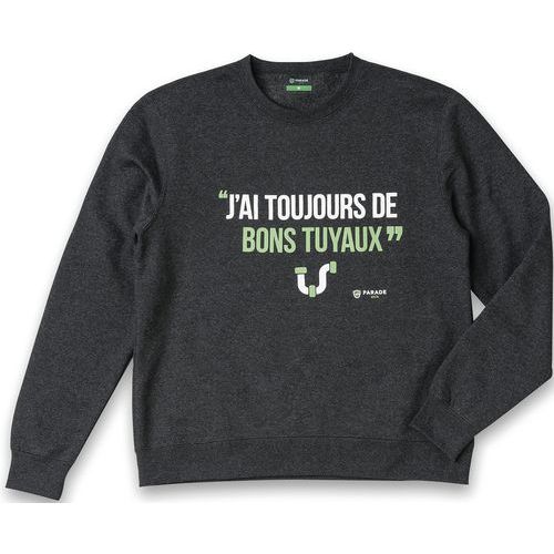 Sweat Imprimé Ysweat Gris Anthracite Txl