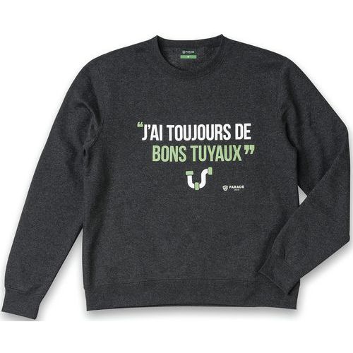Sweat Imprimé Ysweat Gris Anthracite Txs