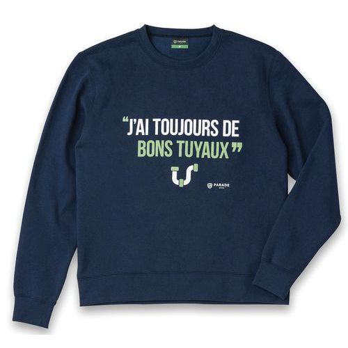 Sweat Imprimé Ysweat Marine Txxxl
