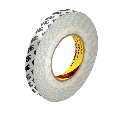 3M - Ruban adhésif double face 9086 - 50 mm x 50 m - Transparent - Haute performance