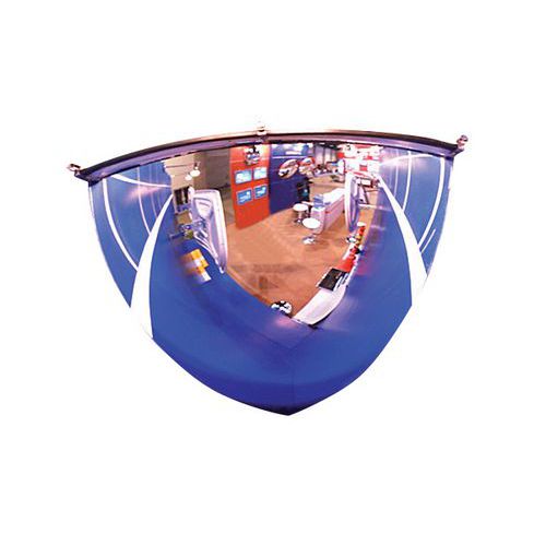 Miroir De Sécurité Quart-dome 90*80cm Pmma 2mm