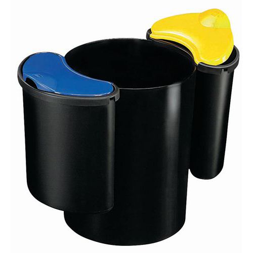 Poubelle de tri pour bureau - 16 L et 7 L x2 Poubelle de tri pour bureau - 16 L et 7 L x2