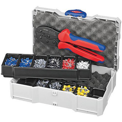Assortiment de sertissages pour embouts de câble _ 97 90 23_Knipex Assortiment de sertissages pour embouts de câble _ 97 90 23_Knipex