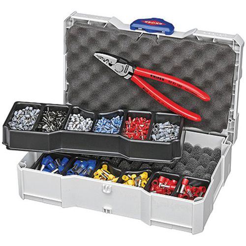 Assortiment de sertissages pour embouts de câble _ 97 90 06_Knipex Assortiment de sertissages pour embouts de câble _ 97 90 06_Knipex