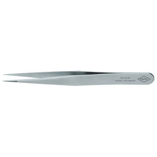 Brucelles de précision forme pointue 115 mm _ 92 22 07_Knipex Brucelles de précision forme pointue 115 mm _ 92 22 07_Knipex