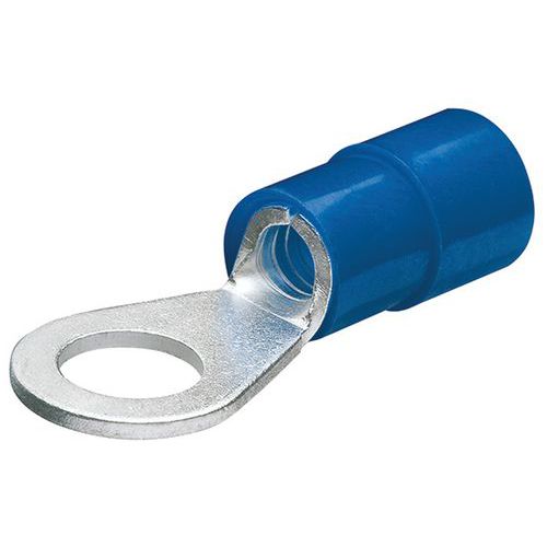 Cosses Rondes Isolées Bleu Ã˜ 6mm / 15 - 25mmÂ² - 100 Pièces