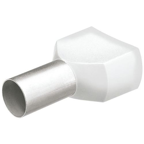 Embouts De Câbles Jumelés Isolés 2 X 05mmÂ² - 200 Pièces