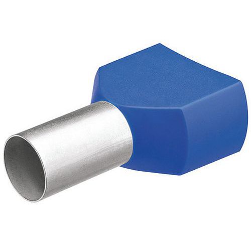 Embouts jumelés avec col en plastique pour câble 2x2,50mm²_ 97 99 374 Embouts jumelés avec col en plastique pour câble 2x2,50mm²_ 97 99 374