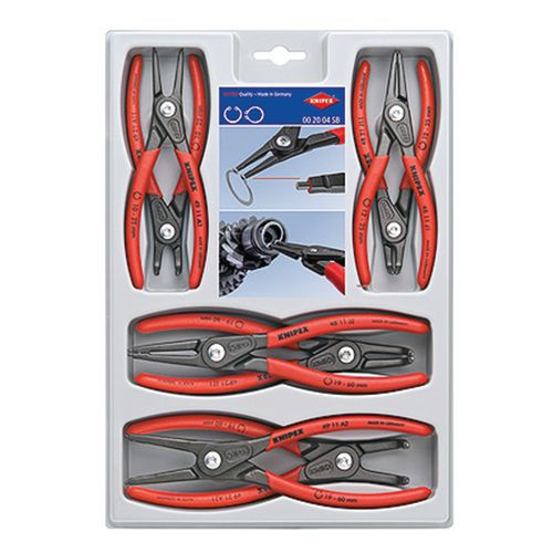 Jeu de pinces de précision pour circlips _ 00 20 04 SB_Knipex Jeu de pinces de précision pour circlips _ 00 20 04 SB_Knipex