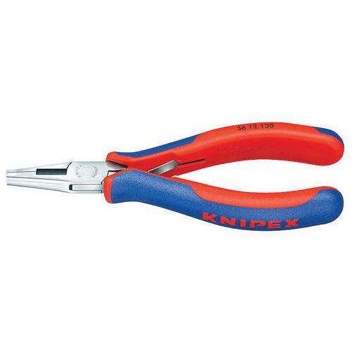 Pince à composants pour l'électronique avec gaines bi-matière 130 mm _ 36 12 130 Pince à composants pour l'électronique avec gaines bi-matière 130 mm _ 36 12 130