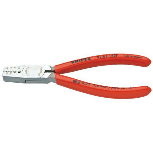 Pince à sertir pour embouts de câble gainées en plastique 145 mm _ 97 61 145 F Pince à sertir pour embouts de câble gainées en plastique 145 mm _ 97 61 145 F