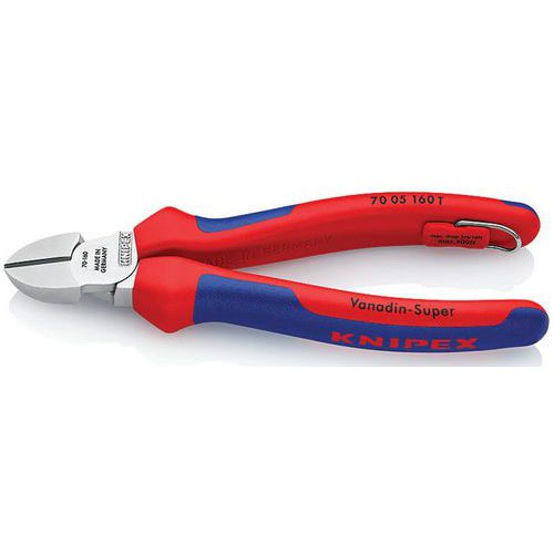 Pince Coupante 160mm - Bi-matière - Chromée - Oeillet Antichute
