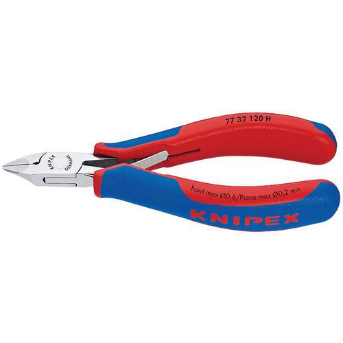 Pince coupante de côté pour l'électronique 120 mm _ 77 32 120 H_Knipex Pince coupante de côté pour l'électronique 120 mm _ 77 32 120 H_Knipex