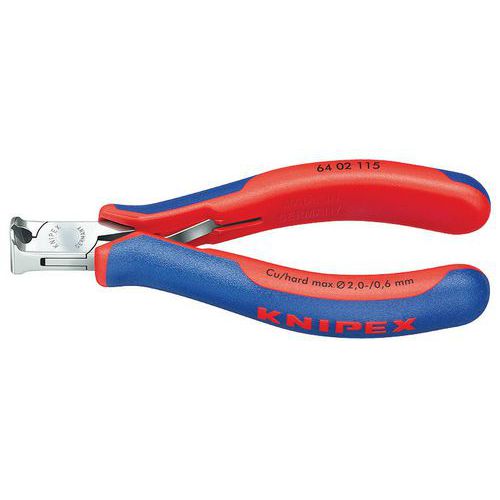 Pince Ã‰lectronique Coupante Petit Biseau 115mm 90Â° - Gaine Bi-matière