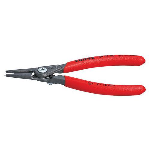 Pince de précision pour circlips grise atramentisée 140 mm _ 49 31 A0 Pince de précision pour circlips grise atramentisée 140 mm _ 49 31 A0