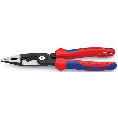 Pince pour installations électriques _ 13 82 200 T_Knipex Pince pour installations électriques _ 13 82 200 T_Knipex