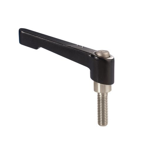 Poignée réglable Inox M8 x 32 mm - Manette indexable pour fixation sécurisée