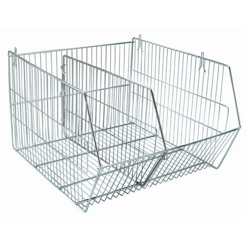 Sameto Technifil - Panier gerbable fil acier - Charge 20 kg - 480x450mm - Robuste et recyclable