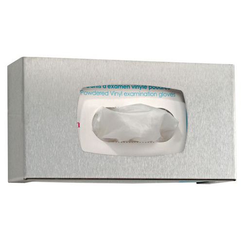 Distributeur Gants Inox Gris Hauteur 133mm Long. 250mm