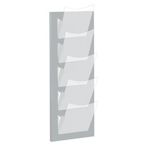 Presentoir Muraux Alu 5 Compar Timents A4
