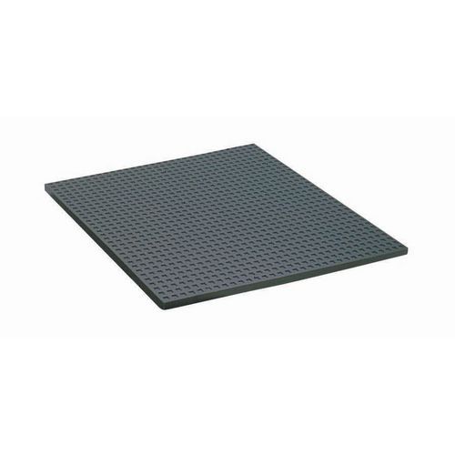 Sunnex - Plaque Antivibratoire Noir 450x450x13mm - Nitrile Résistant Hydrocarbures - Outillage Atelier