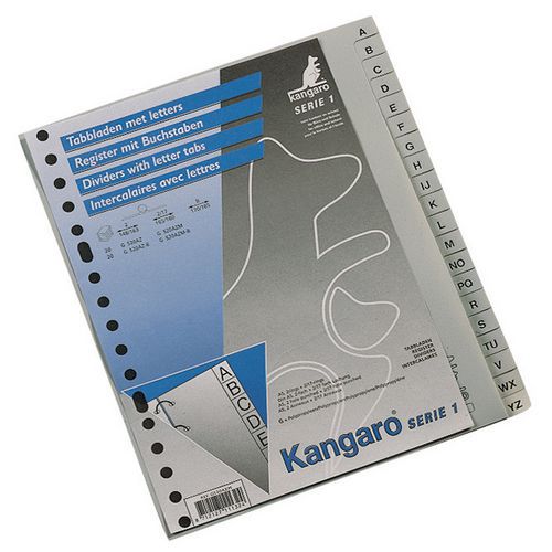 Intercalaire Alphabétique Nb Div.:20 Pr Ft:a4