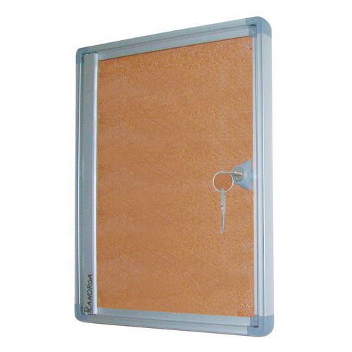 Vitrine D'affichage Interieure Extra Plate- Phoenix 47x64 Liege/4 Feuilles A4