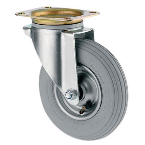 Roulette Pivotante Pneumatique Force:75 Kg Dia:200 Mm