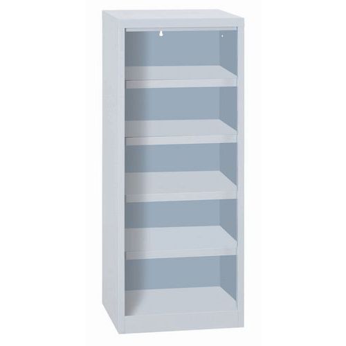 Colonne De Rangement 5 Cases Gris Hxlxp:103 5x41x345cm