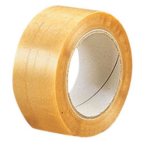 Ruban adhésif PVC transparent 75mm x 66m - Silencieux et résistant pour gros volumes