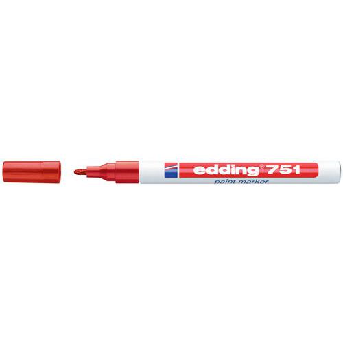 Marqueur Peinture Col.:rouge Mdl:edding 751