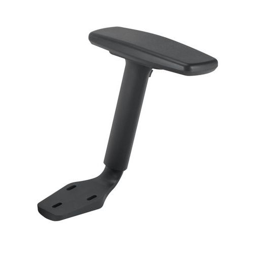 Linea Fabbrica - Accoudoir 3D pour siège de bureau Pole - Noir - Réglable Hauteur Largeur Profondeur - Confort Ergonomique