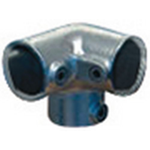 Raccord de tubes Key-Clamp 3 voies 90° - Acier Galvanisé Ø 27 mm - Rayonnage Industriel