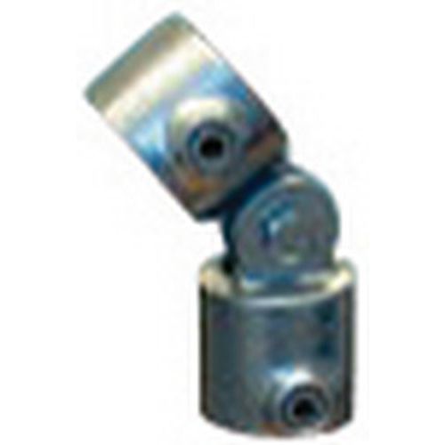 Raccord de tubes Key-Clamp - Élément de charnière Ø 27 mm Acier Galvanisé - Connecteur pour rayonnage - 3 ans garantie