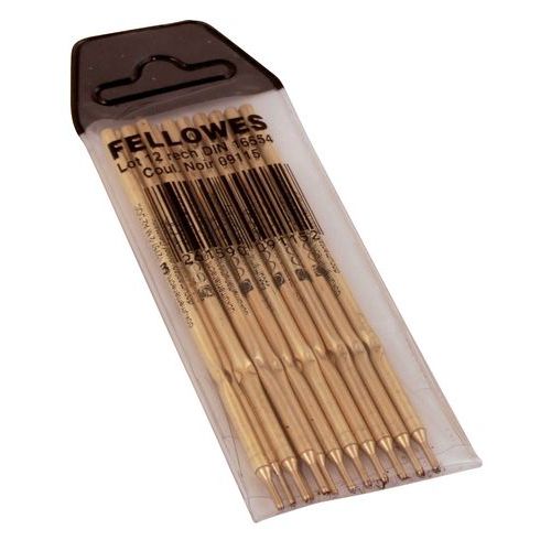 Recharges Bille Fine Noire Fellowes