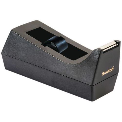 Scotch - Dévidoir C38 Noir - Plastique - Pour Bureau et Emballage