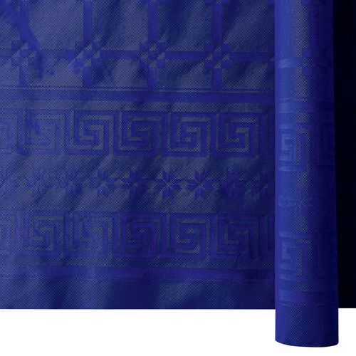 Nappe Damassée Papier Marine En Rouleau De 25 Mètres