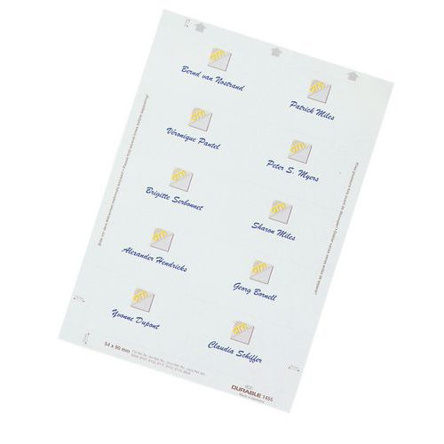 Durable 1 Planche De Bistrols Pour Badges Badgemaker® - Durable