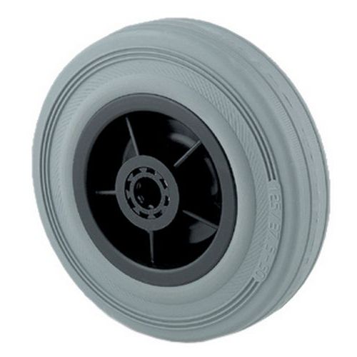 Roulette Avec Pneus Caoutchouc Force:135 Kg L Ht:40 Mm